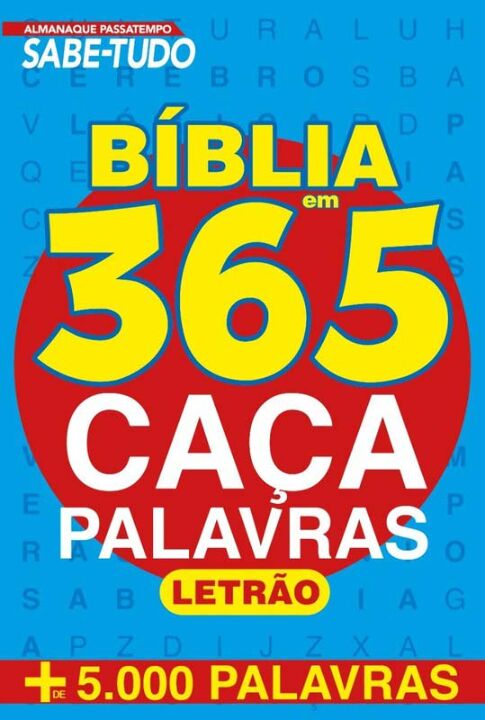 Almanaque Passatempo Sabe-Tudo - Bíblia em 365 Caça Palavras-  Letrão