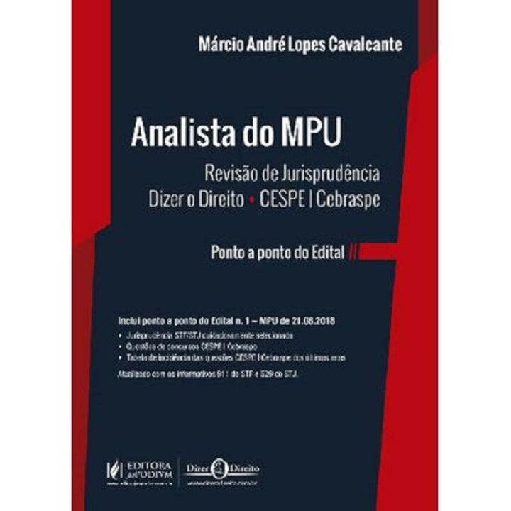 Analista do MPU - Revisão de Jurisprudência Dizer o Direito - CESPE/CEBRASPE - 01Ed/18
