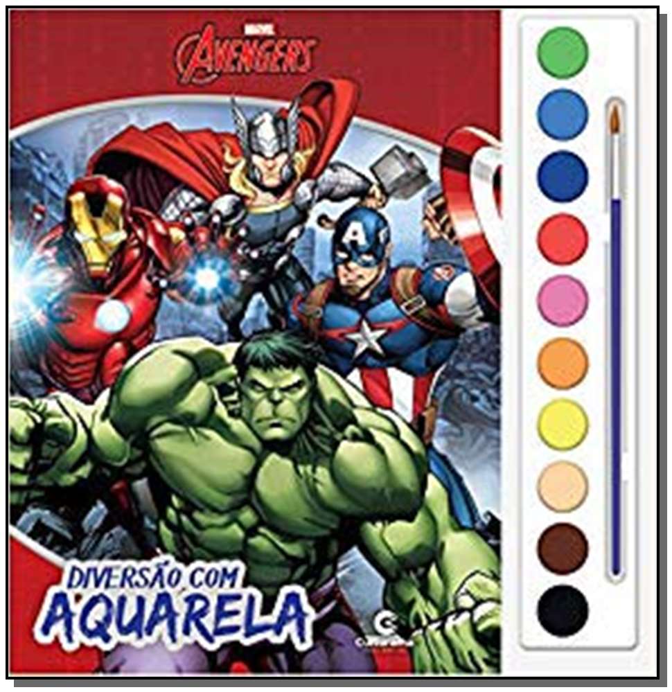 Avengers - Diversão Com Aquarela