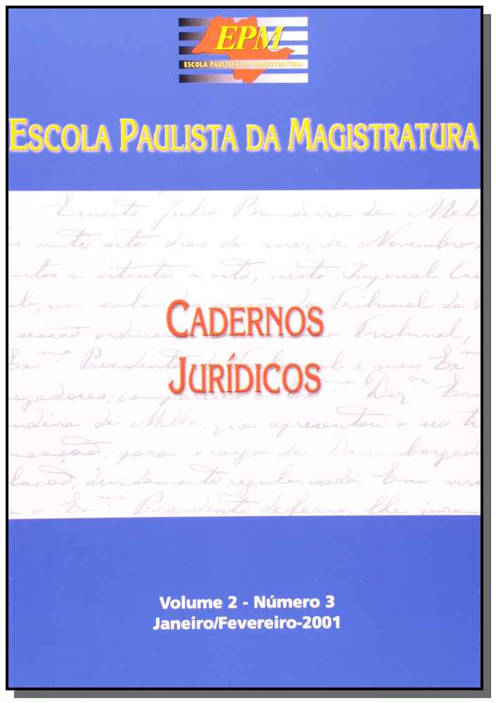 Cadernos Jurídicos-v.02-n.03-epm/01