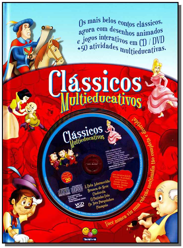 Classicos Multieducativos - Vol. Unico - Cd / Dvd