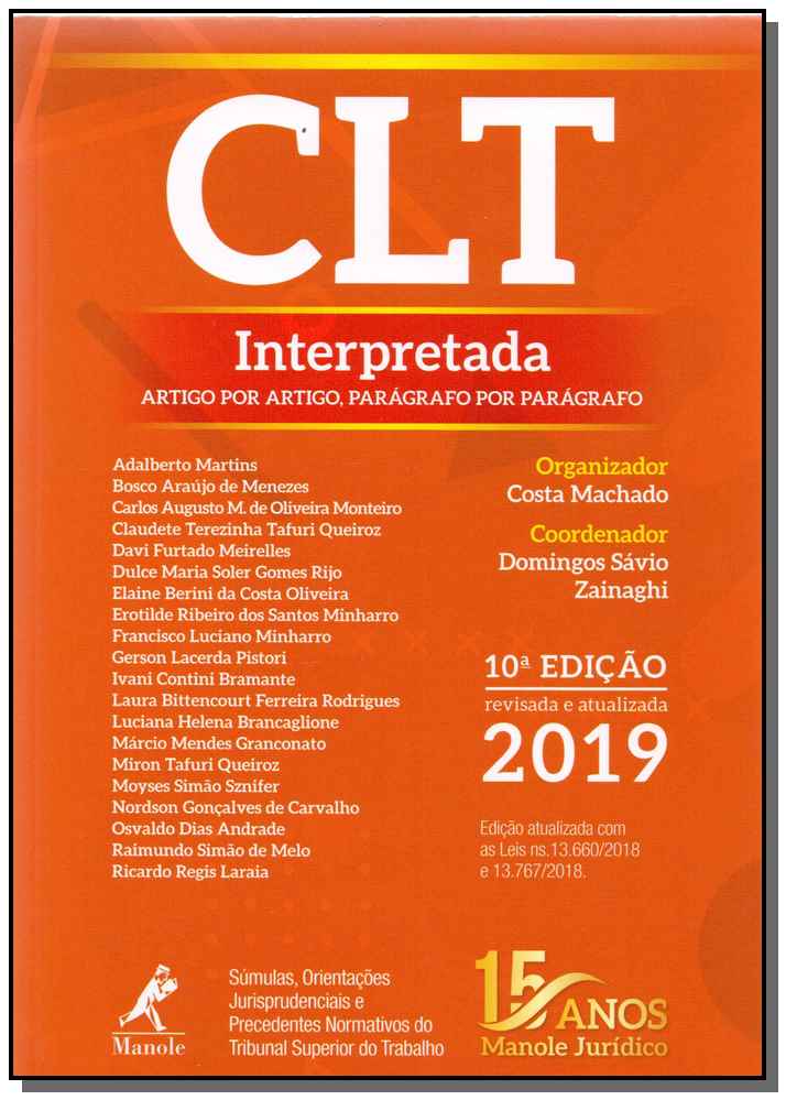 C.L.T. - Interpretada - 10Ed/19