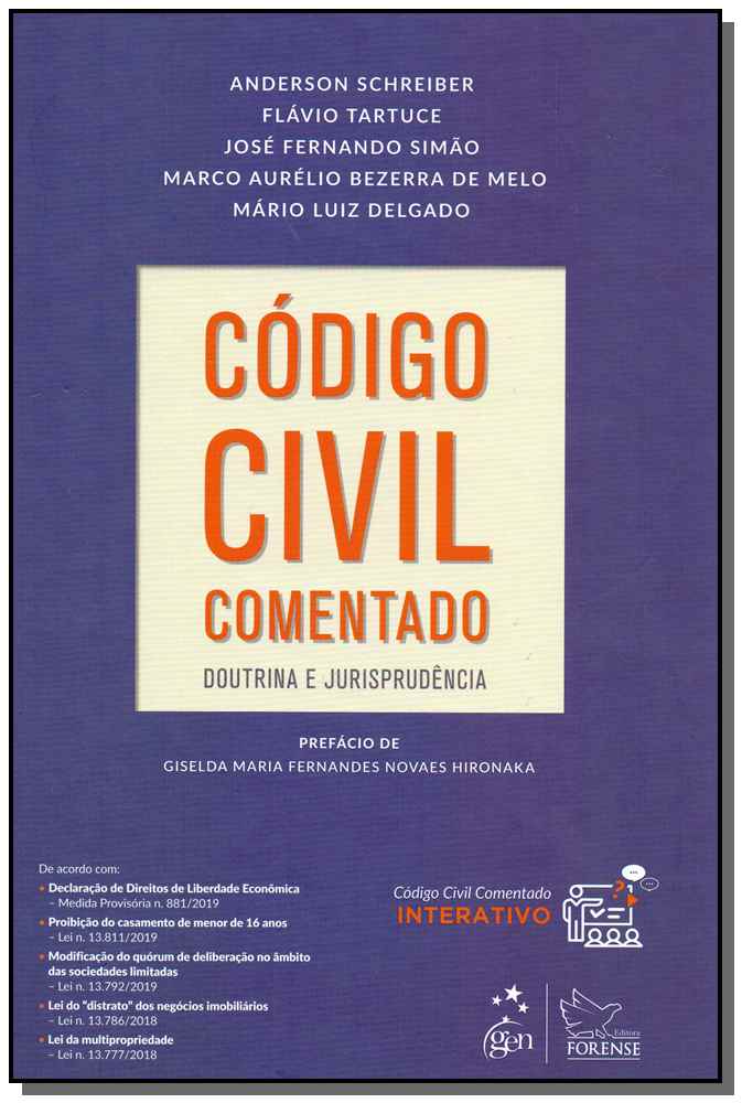 Código Civil Comentado - 01Ed/19