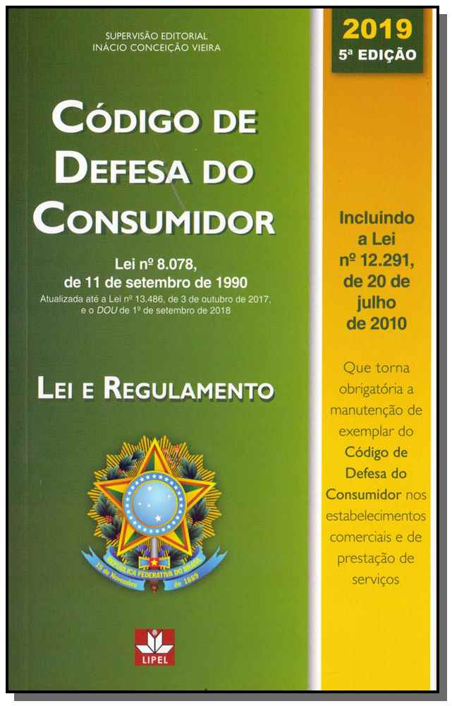 Codigo De Defesa Do Consumidor - 05Ed/19