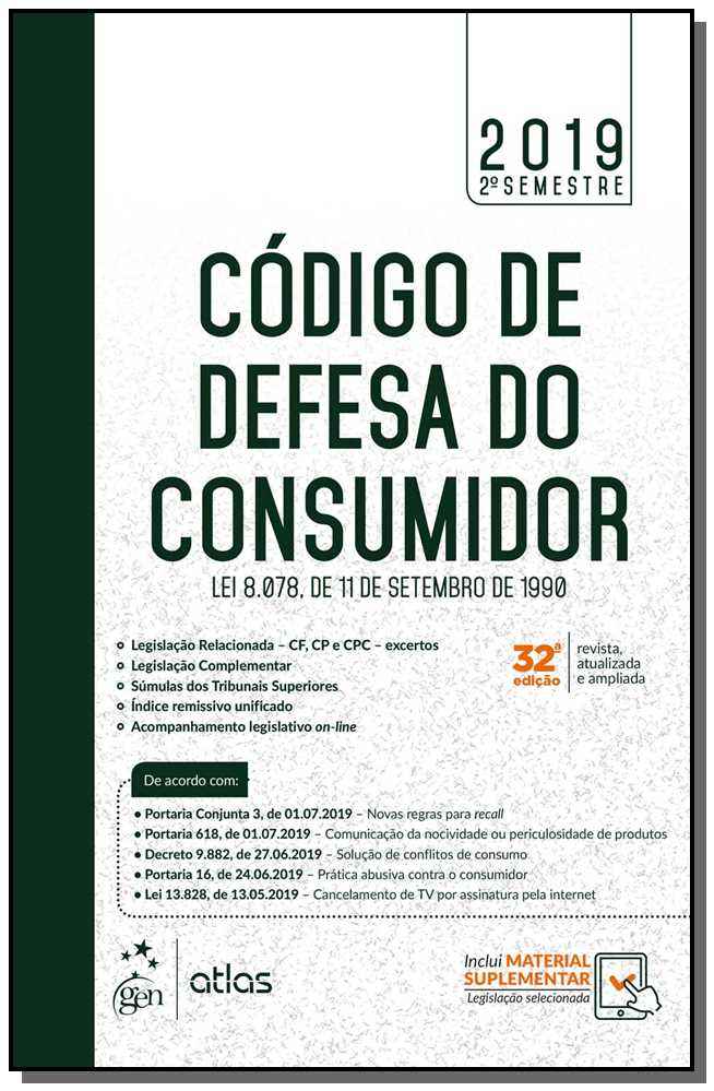 Código de Defesa do Consumidor - 32Ed/19