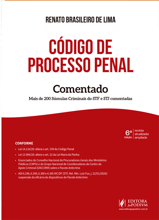 CÓDIGO DE PROCESSO PENAL COMENTADO (2021)