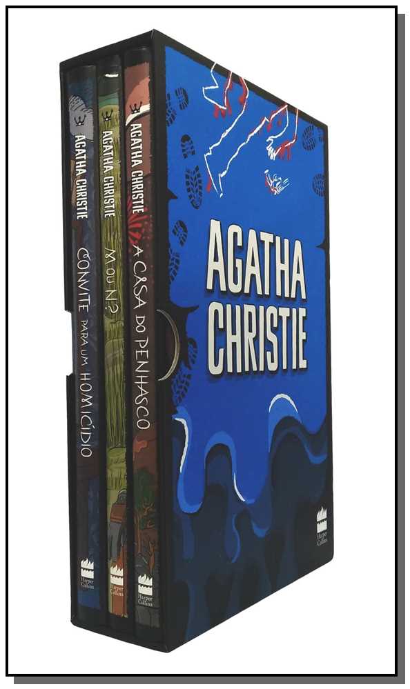 Col. Agatha Christie - Box 5 - 3 Vol. ( Azul)