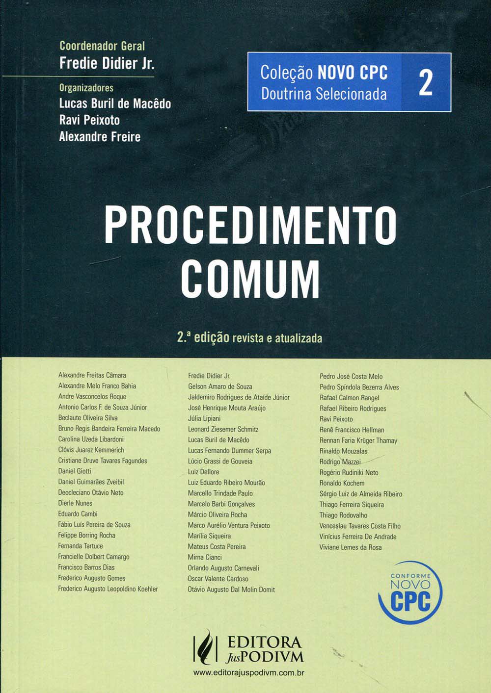 COLEÇÃO NOVO CPC - DOUTRINA SELECIONADA - V.2 - PROCEDIMENTO COMUM (2016)