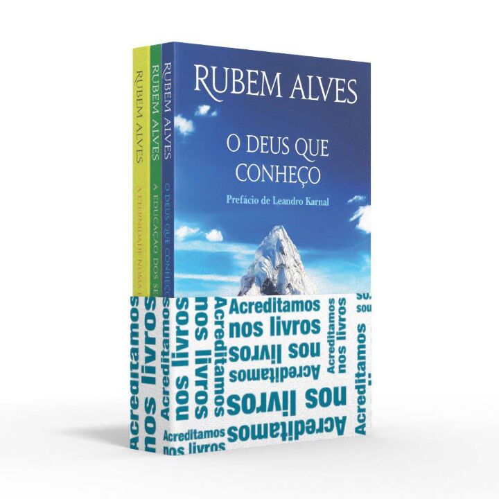 Coletânea Rubem Alves (kit 01) - Acreditamos nos livros