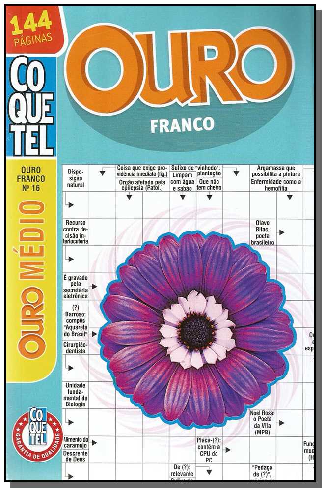 Coquetel - Ouro Franco - Nivel Medio - Lv 16