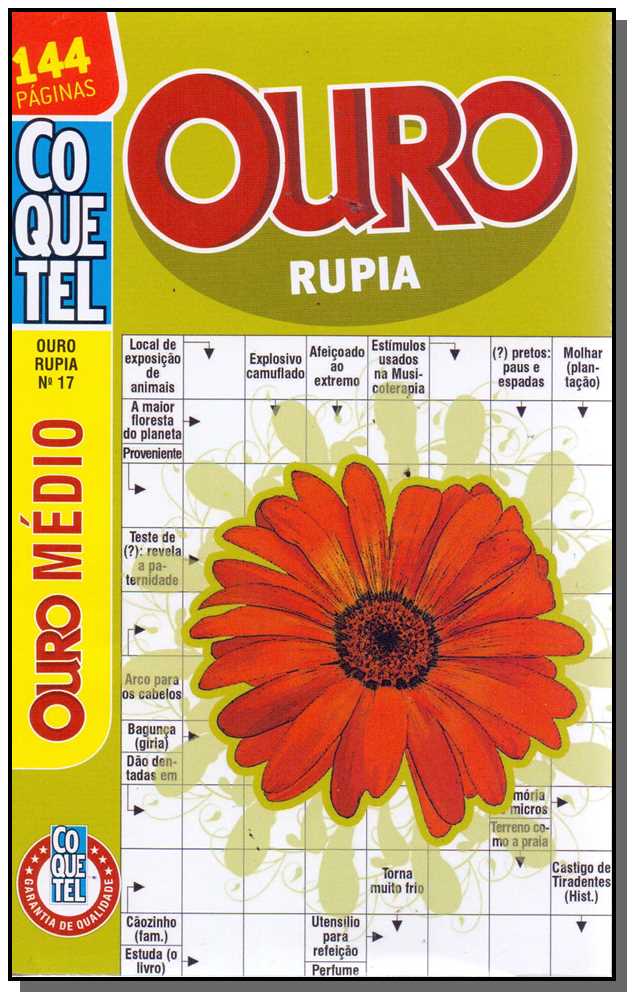 Coquetel - Ouro Rupia - Livro 17 - Médio