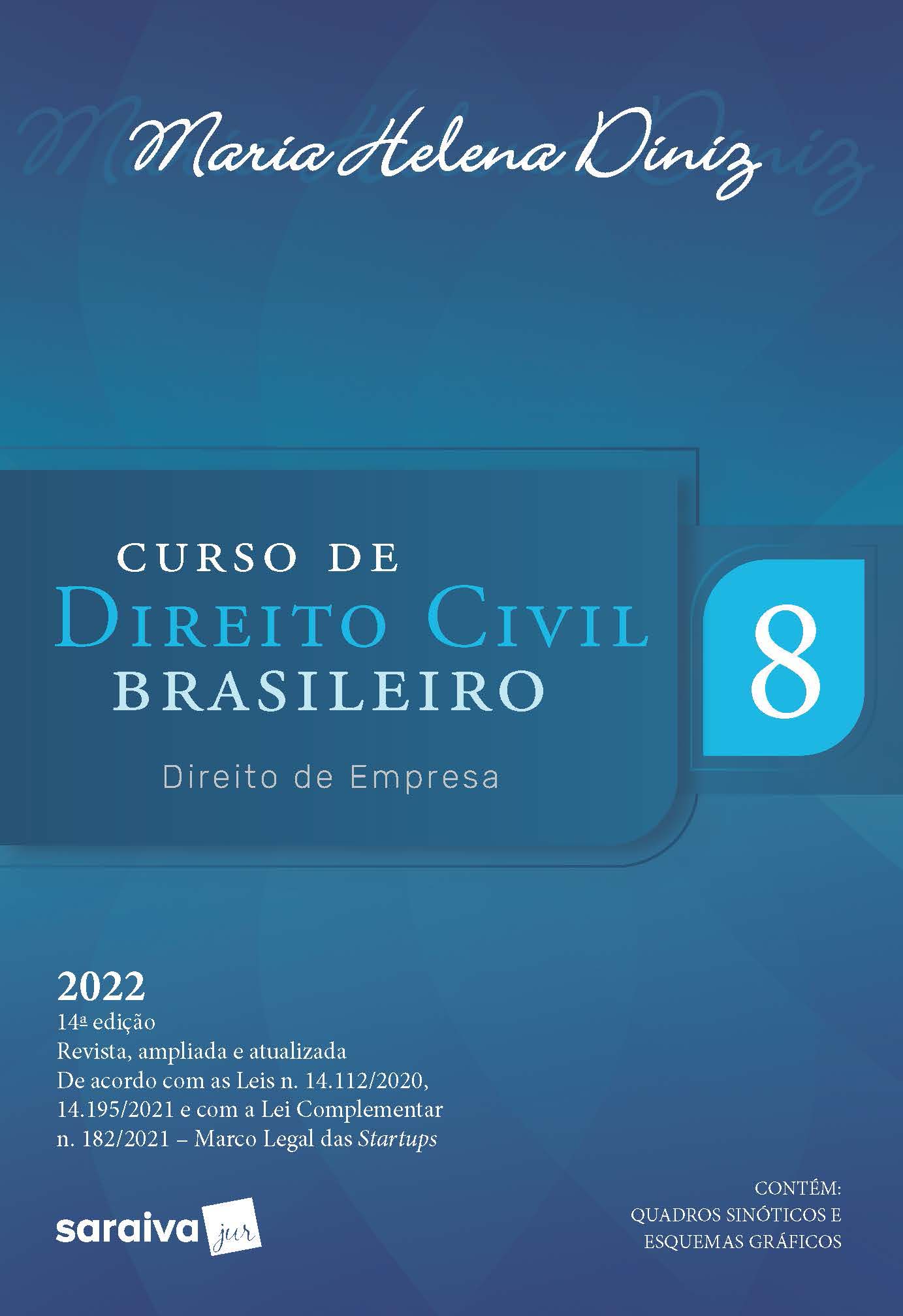 Curso De Direito Civil Brasileiro - Vol. 08 - Direito De Empresa - 14Ed/22