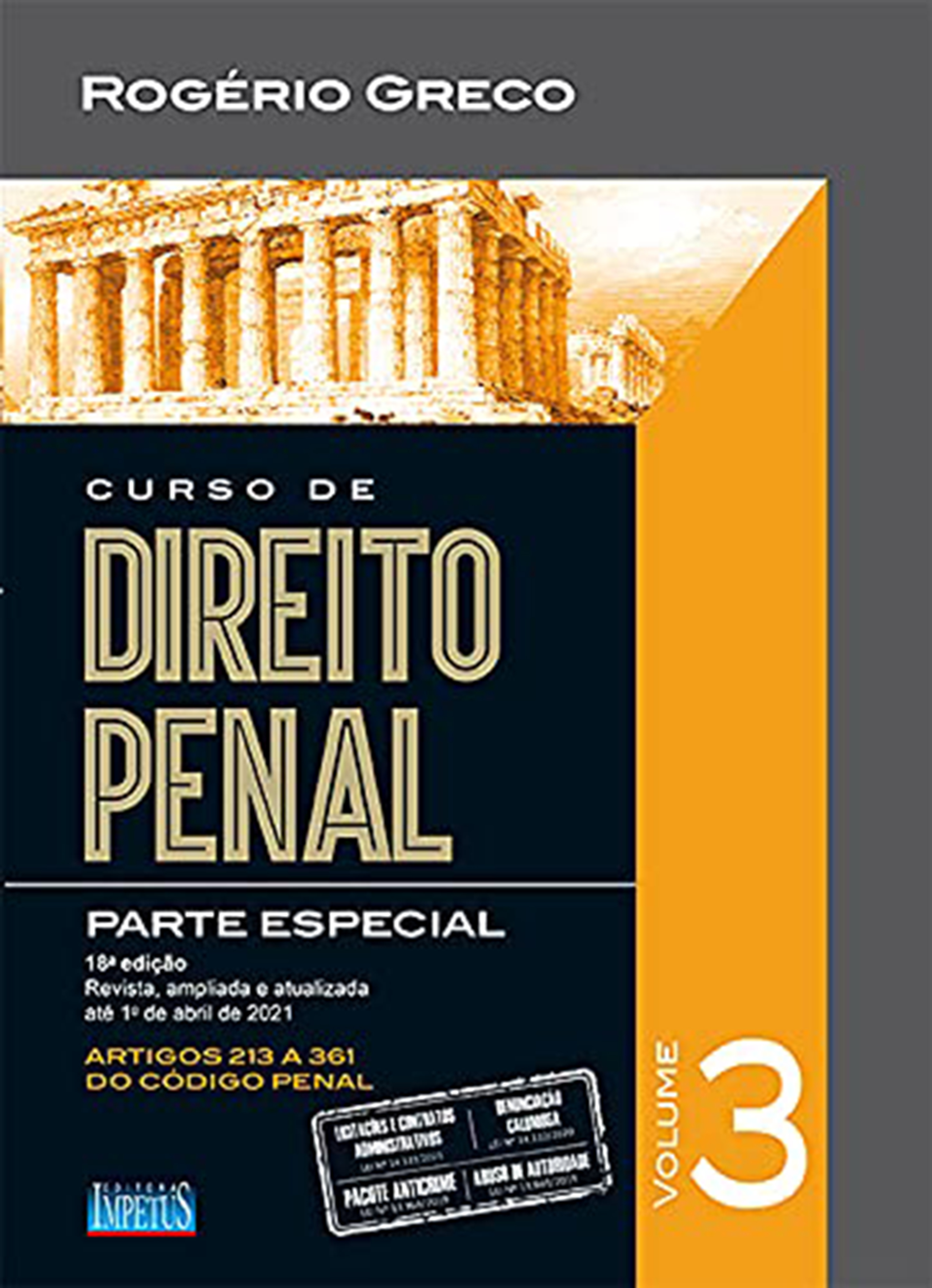 Curso de Direito Penal - Parte Especial - 18Ed/21 - Vol. 03