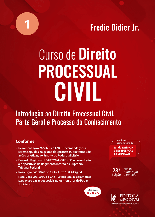 Curso de Direito Processual Civil - Vol. 01 - 23Ed/21