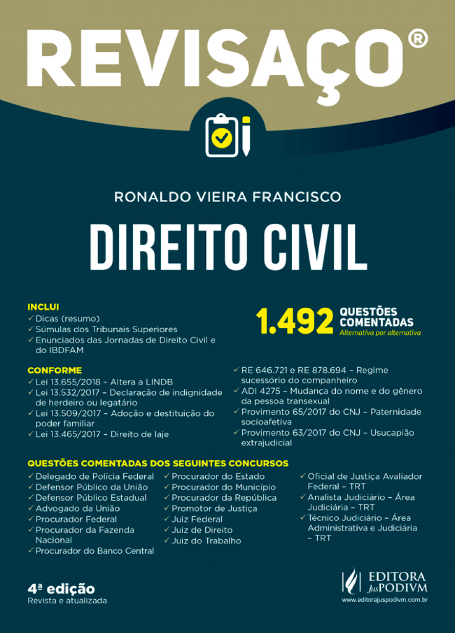 Revisaço - Direito Civil - 04Ed/18