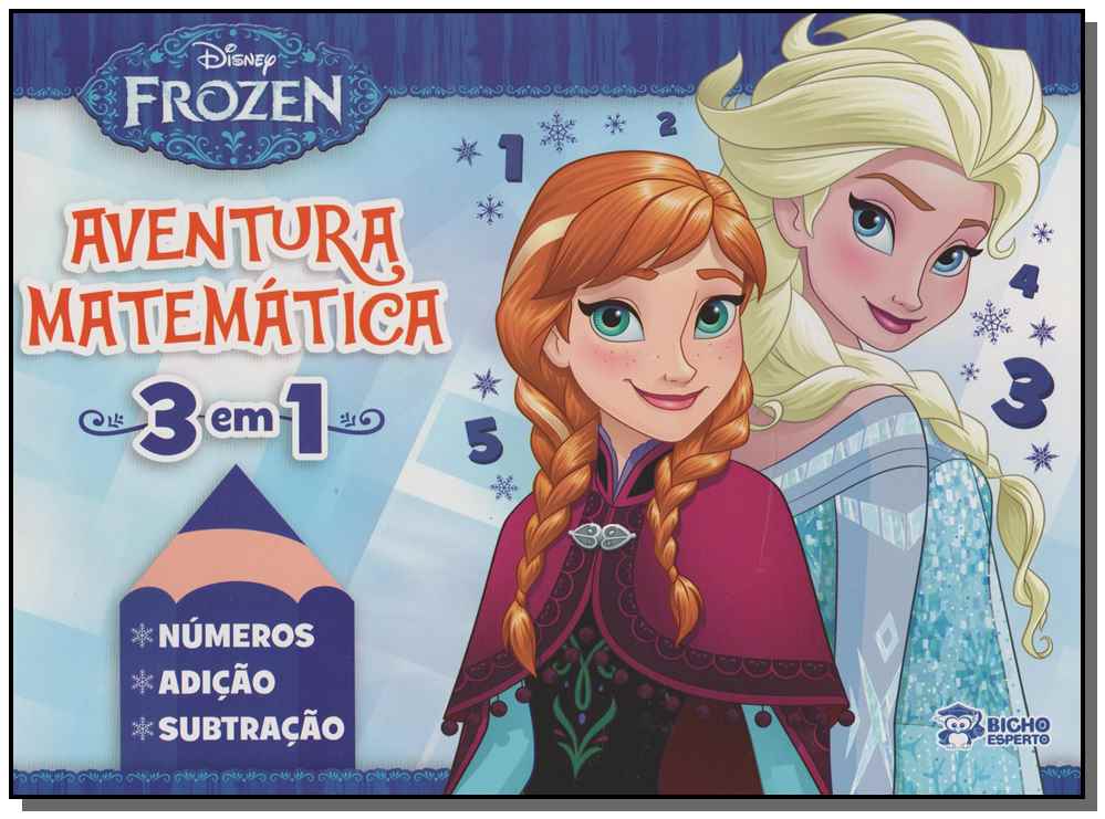 Disney - Frozen - Aventura Matemática - 3 em 1