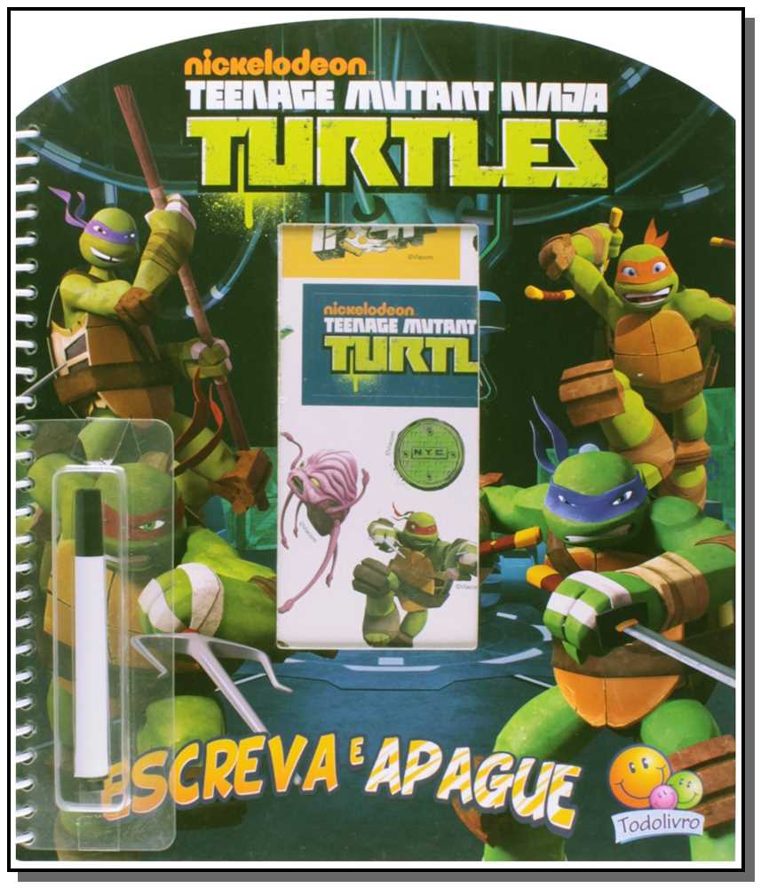 Escreva e Apague Licenciados: Ninja Turtles