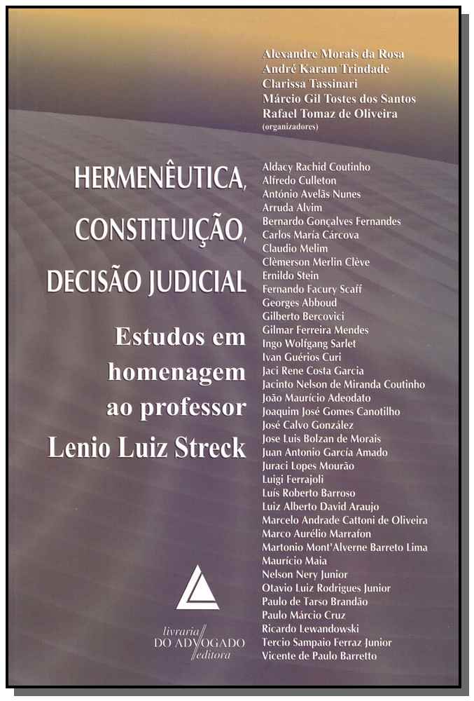Hermenêutica, Constituição, Decisão Judicial - 01Ed16