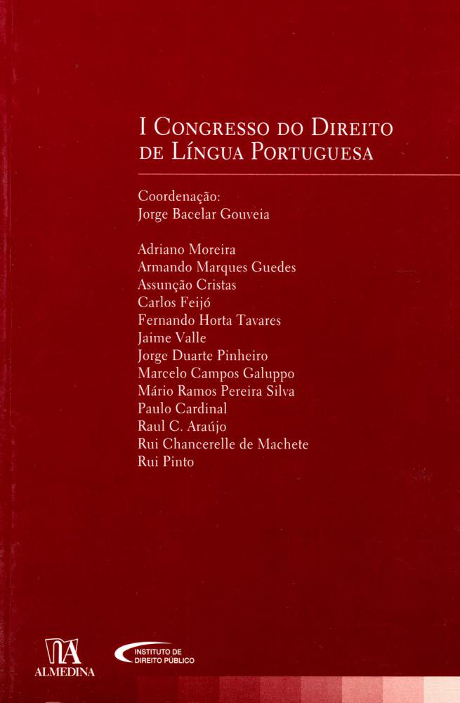 i Congresso do Direito de Lingua Portuguesa