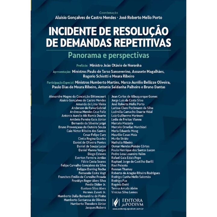 Incidente de Resolução de Demandas Repetitivas - Panorama e Perspectivas - 01Ed/20