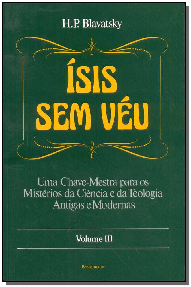 Isis Sem Veu-vol.3