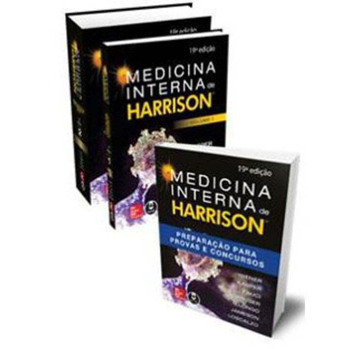 kit - Medicina Interna de Harrison + Harrison Preparação Para Provas e Concursos - 19Ed/19