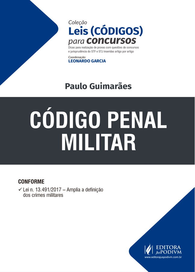 Leis (Códigos) Para Concursos - Código Penal Militar
