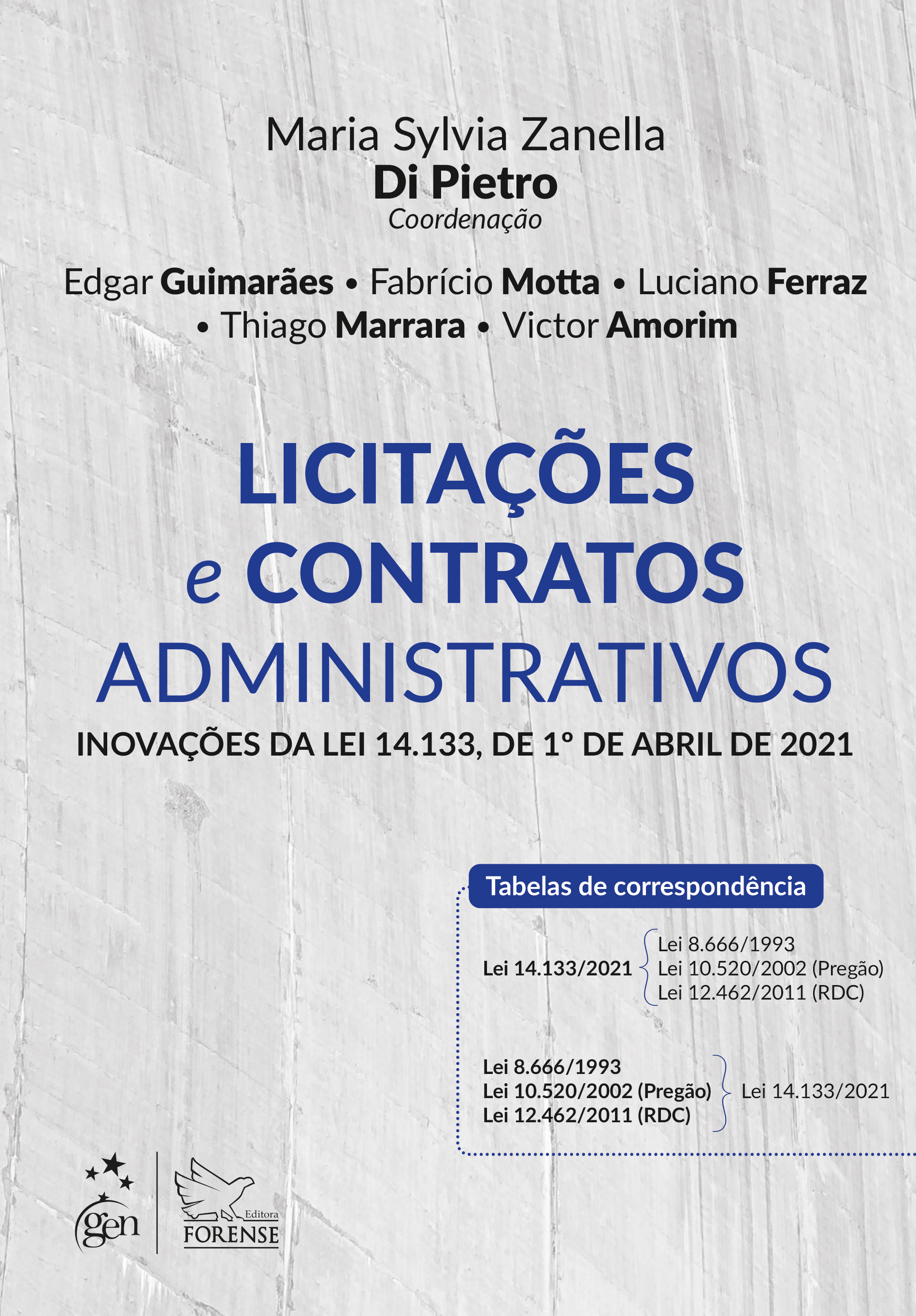 Licitações e Contratos Administrativos - Inovações da Lei 14.133, de 1º de Abril de 2021
