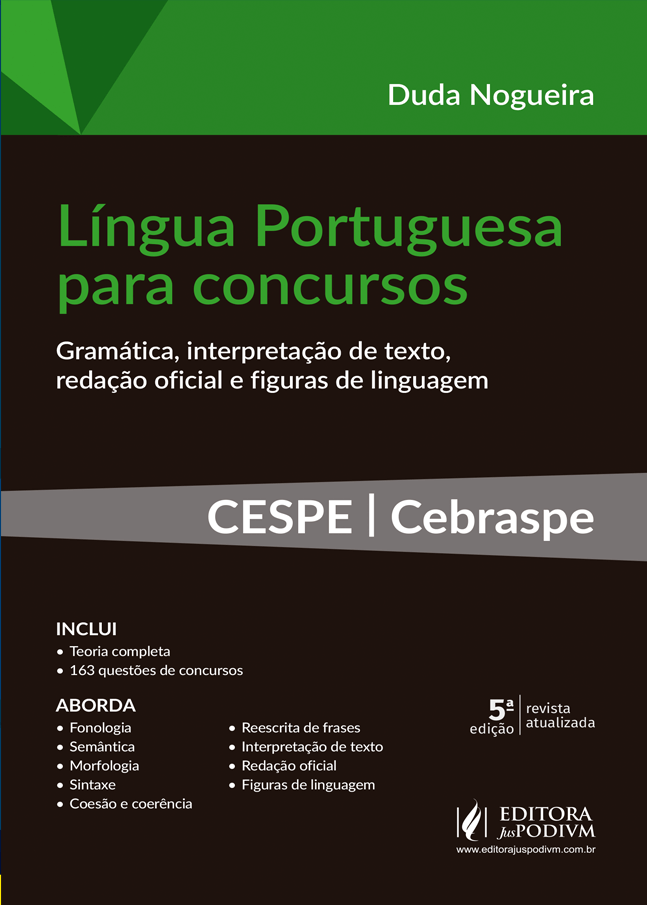 Língua Portuguesa Para Concursos - CESPE/CEBRASPE