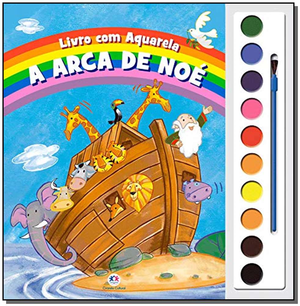 Livro Com Aquarela - A Arca de Noé