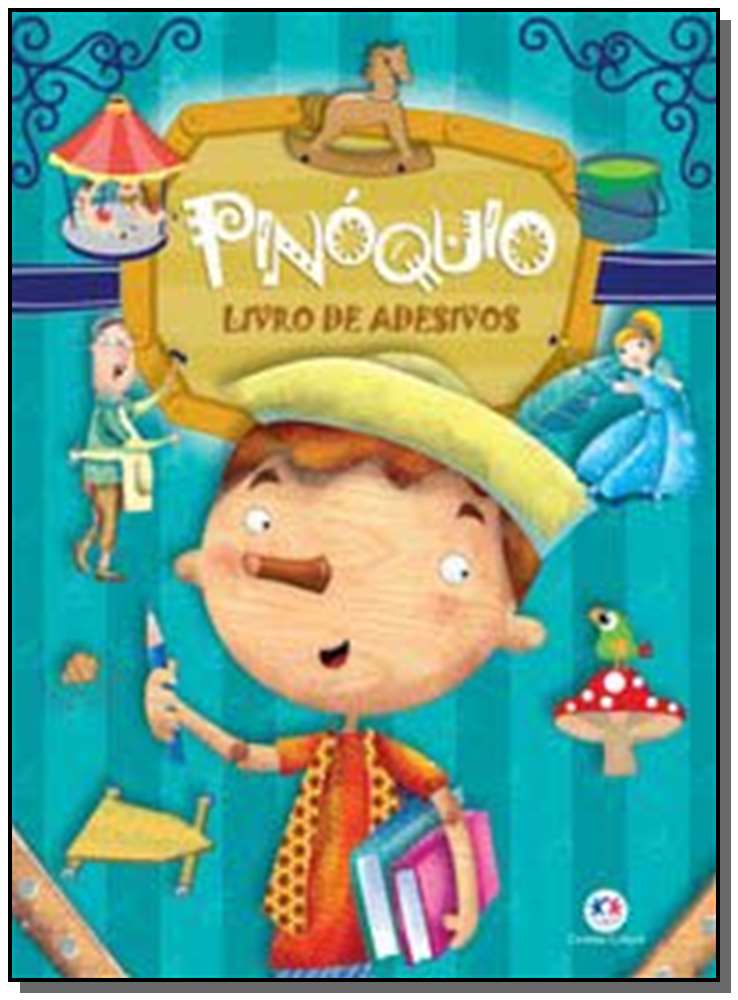 Livro De Adesivos - Pinoquio