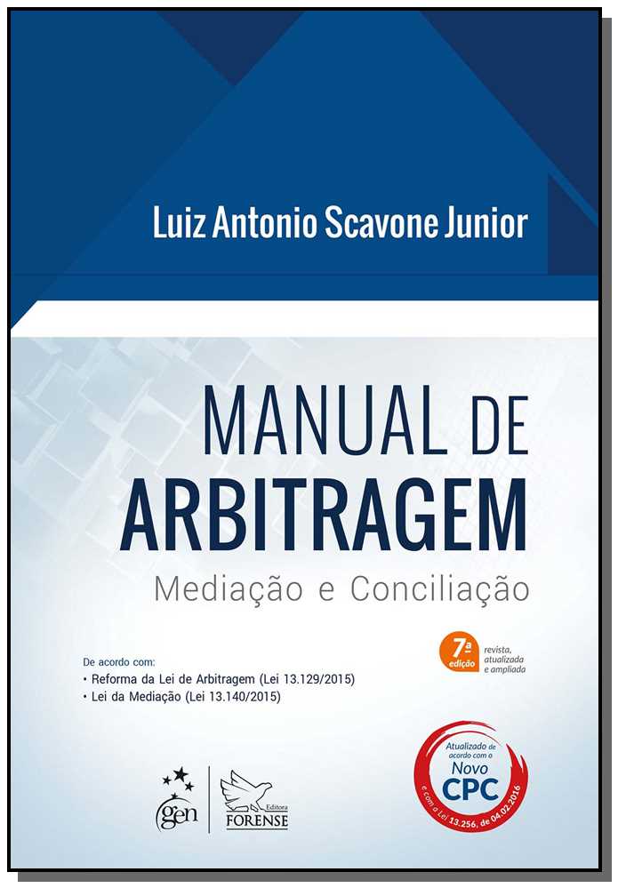 Manual De Arbitragem-mediacao e Concilid. - 7Ed/16