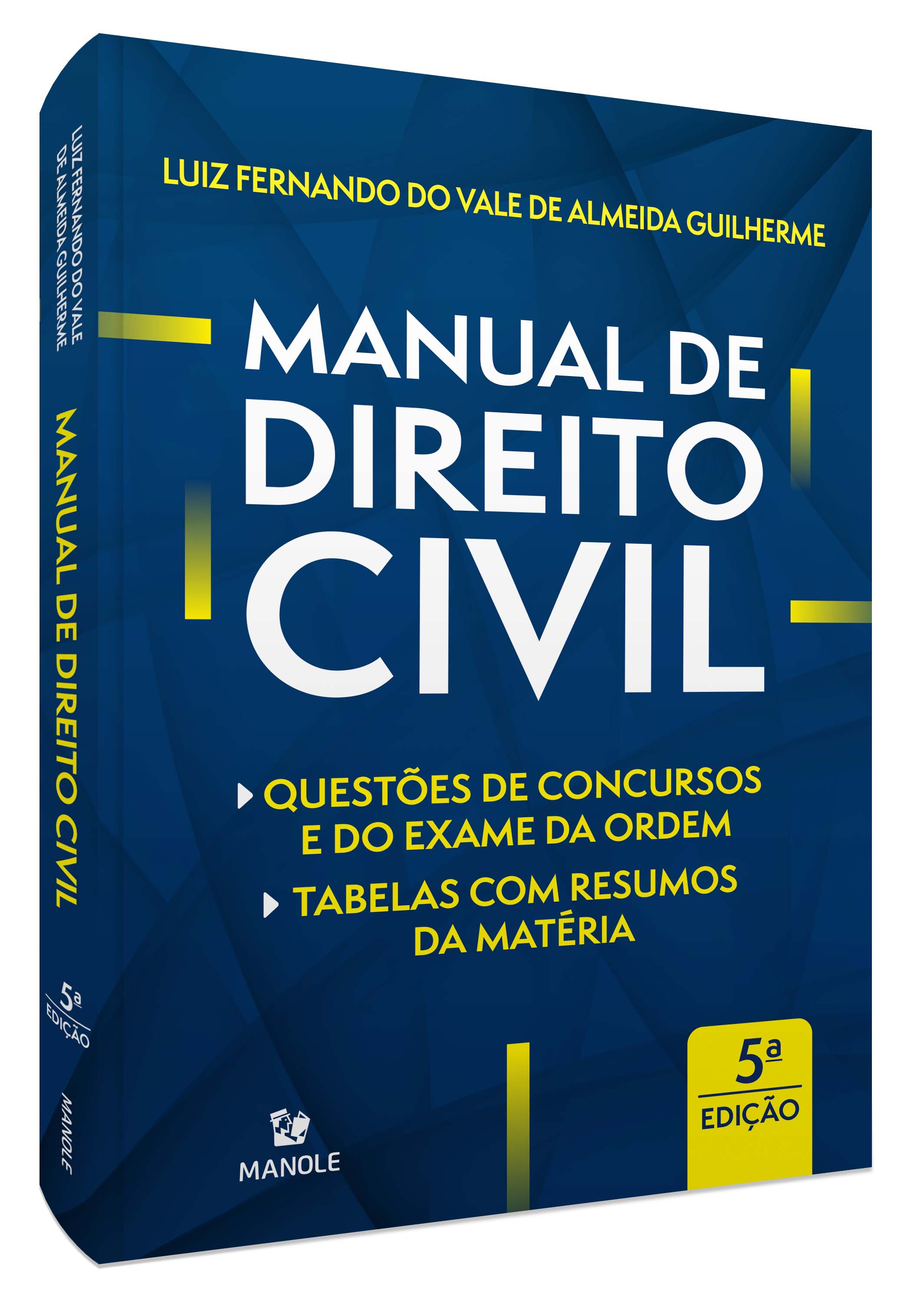 Manual De Direito Civil: Questões De Concursos e Da Ordem | Tabelas Com Resumos Da Máteria - 05Ed/22