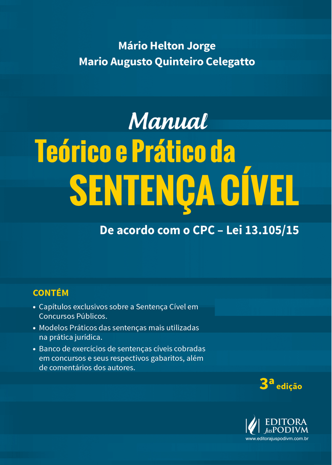 Manual Teórico e Prático da Sentença Cível - 03Ed/19