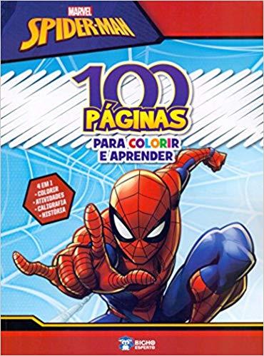 Marvel Spider-Man - 100 Paginas Para Colorir e Aprender