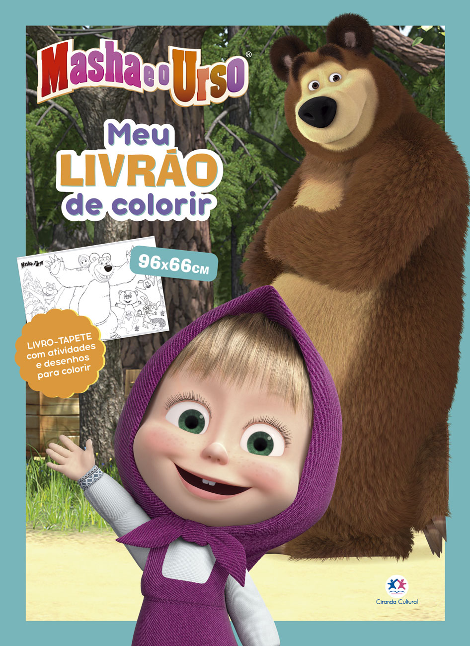 Masha e o Urso - Meu Livrão De Colorir