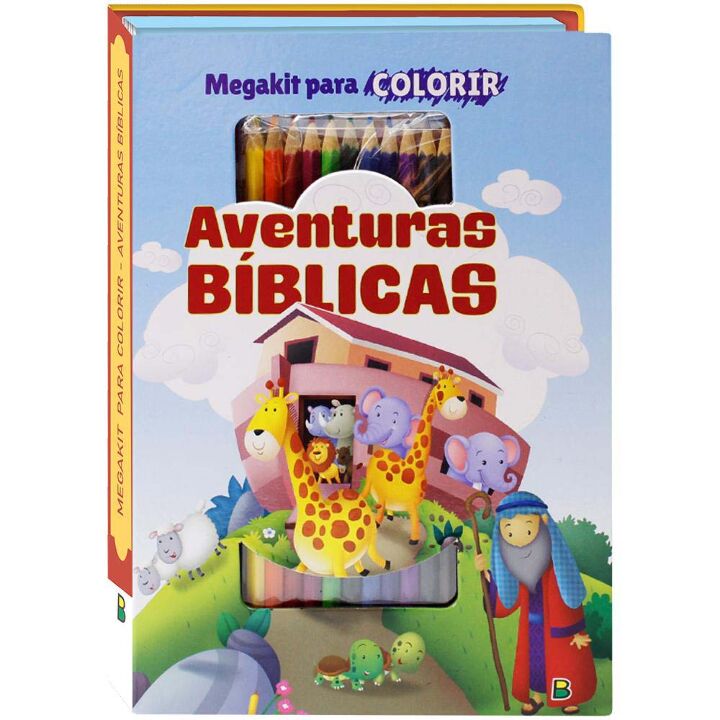 Megakit para Colorir: Aventuras Biblicas
