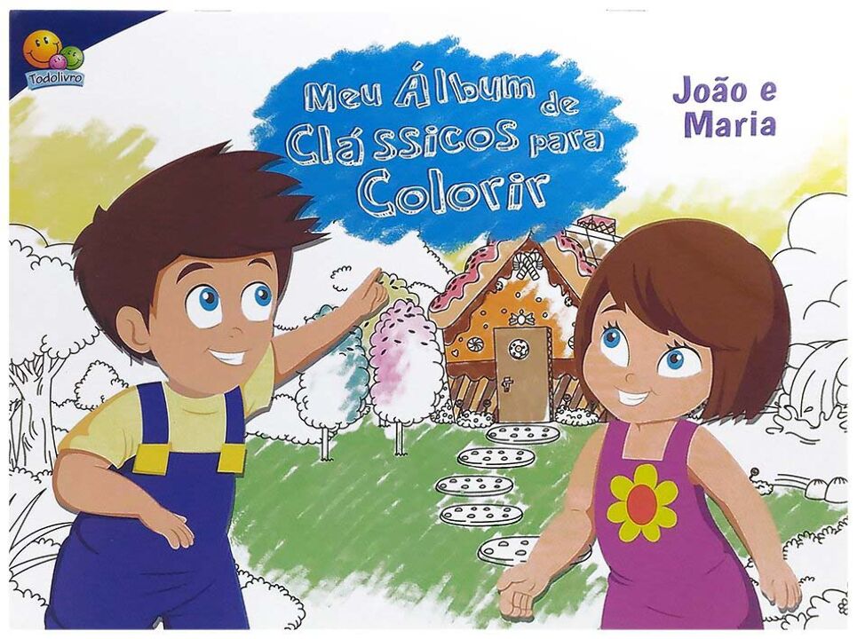 Meu Album De Classicos Para Colorir Joao e Maria