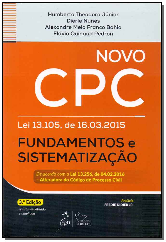 Novo Cpc Fundamentos e Sistematização - 03Ed/16