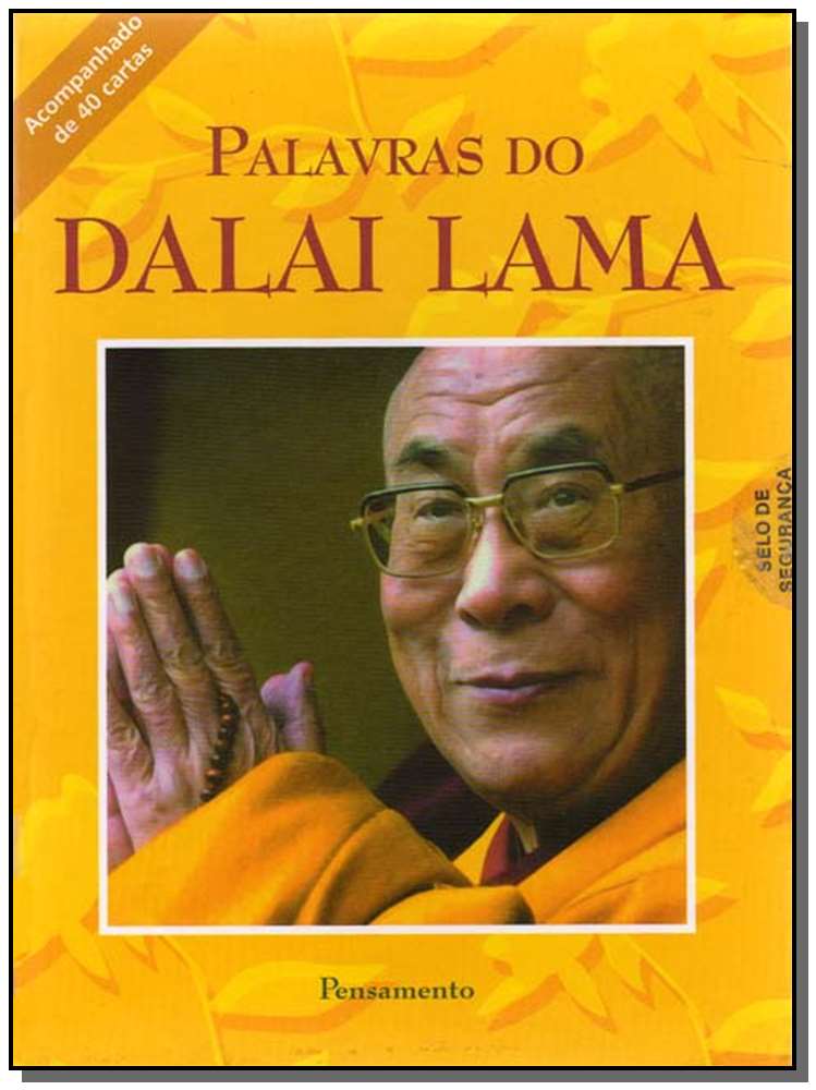 Palavras do Dalai Lama-c/40 Cartas