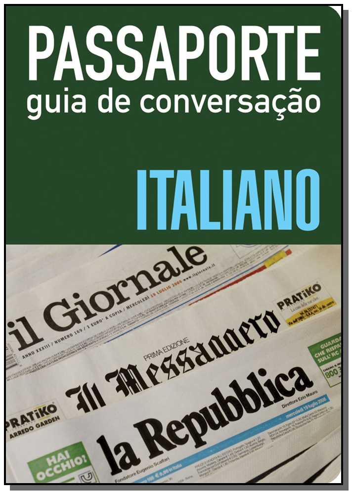 Passaporte - Guia De Conversacao - Italiano