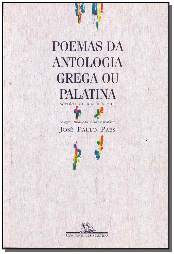 Poemas Da Antologia Grega Ou Palatina