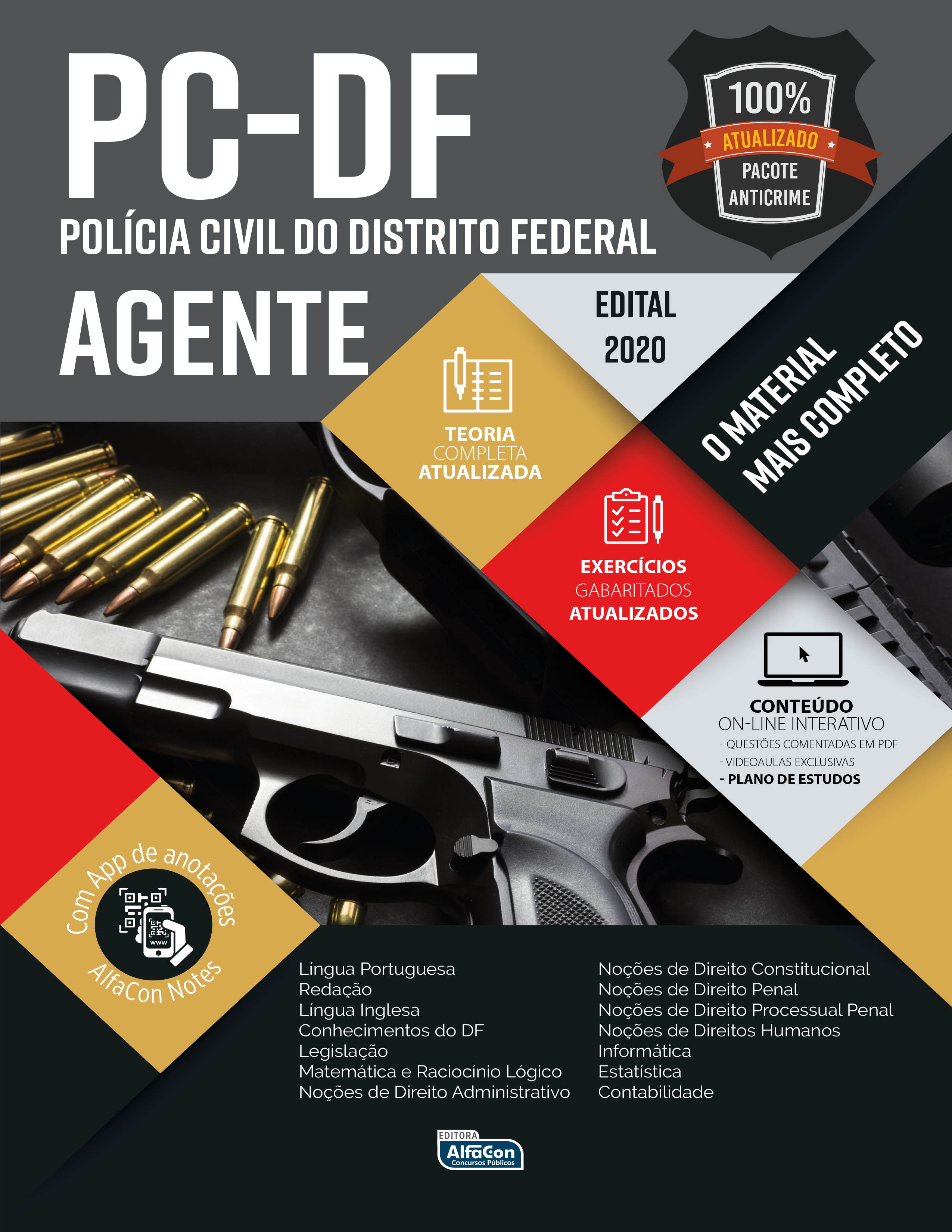 Polícia Civil do Distrito Federal - Agente de Polícia -  Edital 2020