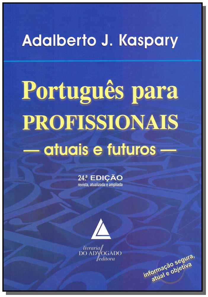 Português Para Profissionais Atuais e Futuros - 24Ed/16