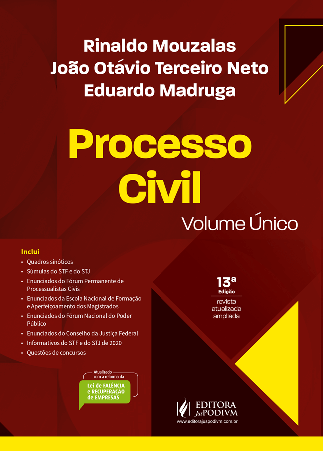 PROCESSO CIVIL - VOLUME ÚNICO 13Ed/21
