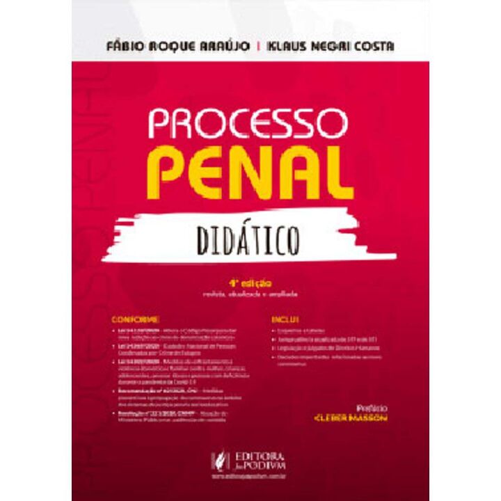 PROCESSO PENAL DIDÁTICO 4Ed/21