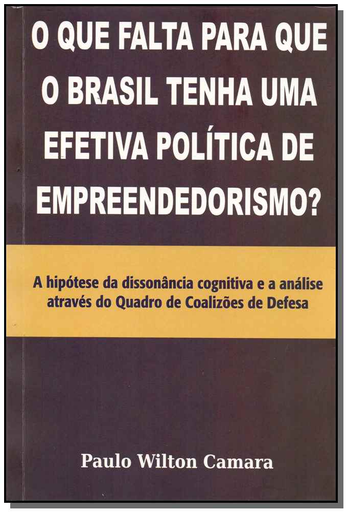 Que Falta Para Que o Brasil Tenha Uma Efetiva Política de Empreendedorismo?, O
