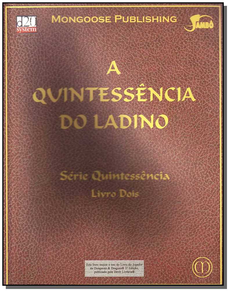 Quintessencia Do Ladino, a - 34057