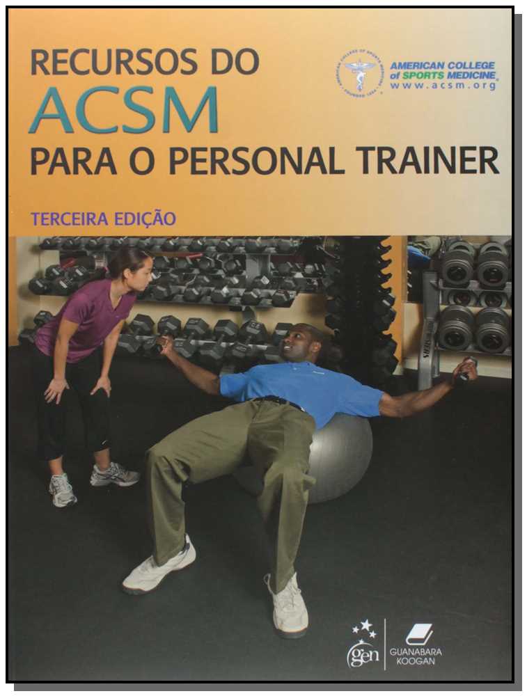 Recursos Do Acsm Para o Personal Trainer        01