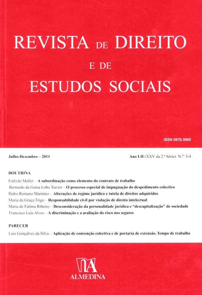 Revista De Direito e De Estudos Sociais